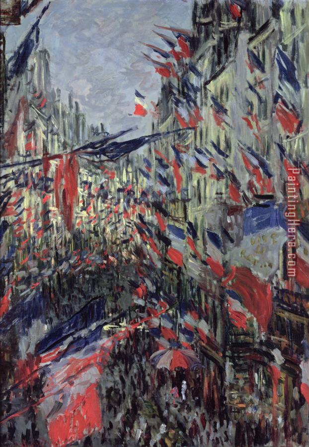Claude Monet The Rue Saint Denis